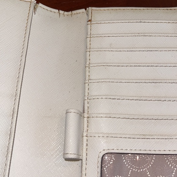 Michael Kors Envelope Style Snap Wallet Large Logo - Picture 6 of 7